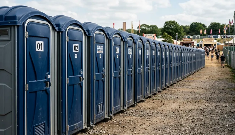 Nationwide Porta Potty Rental fleet