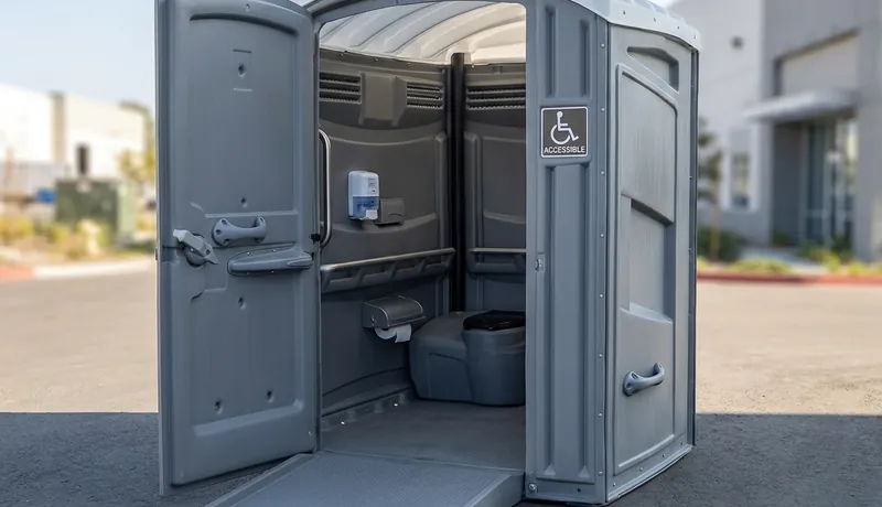 ADA-Compliant Porta Potty delivery to site in San Antonio, TX