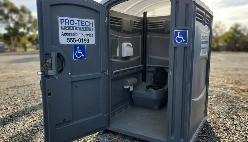 ADA-Compliant Porta Potty on-site placement in San Antonio, TX
