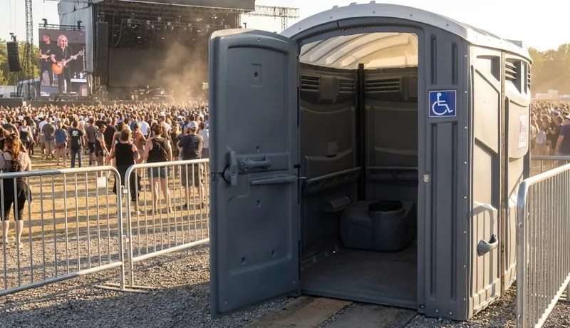 ADA-Compliant Porta Potty construction deployment in San Antonio, TX