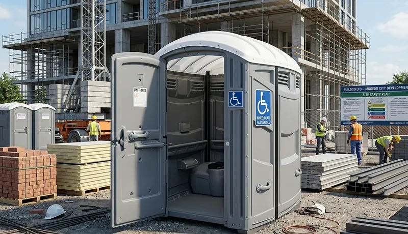 ADA-Compliant Porta Potty rental unit in San Antonio, TX