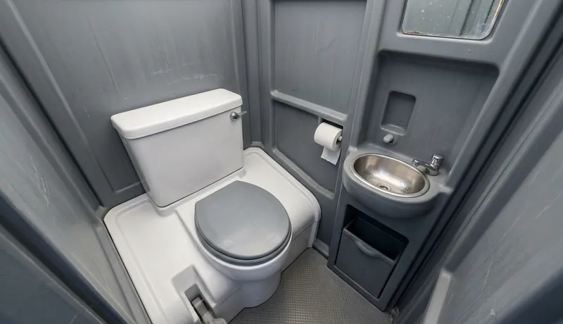 Flushable Porta Potty delivery to site in San Antonio, TX