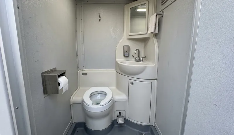 Flushable Porta Potty rental unit in San Antonio, TX