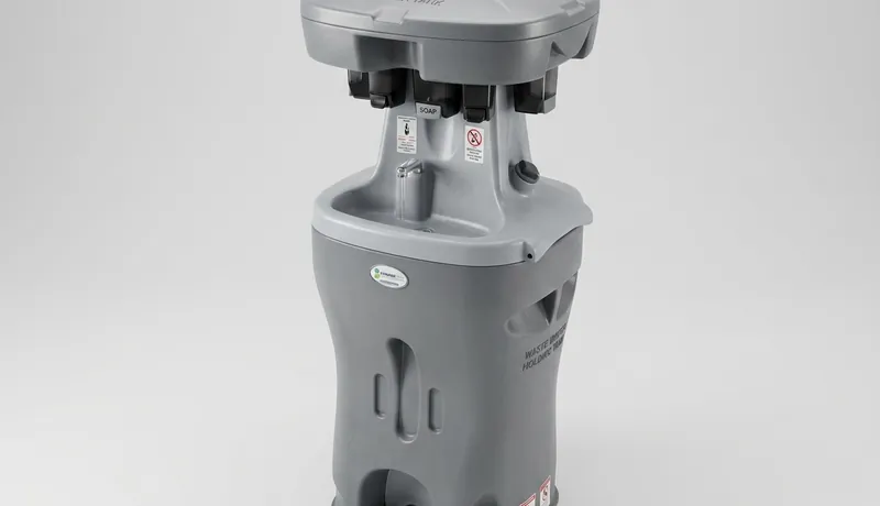 Portable Urinal Station construction deployment in San Antonio, TX
