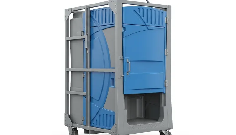 High-Rise Porta Potty event setup in San Antonio, TX