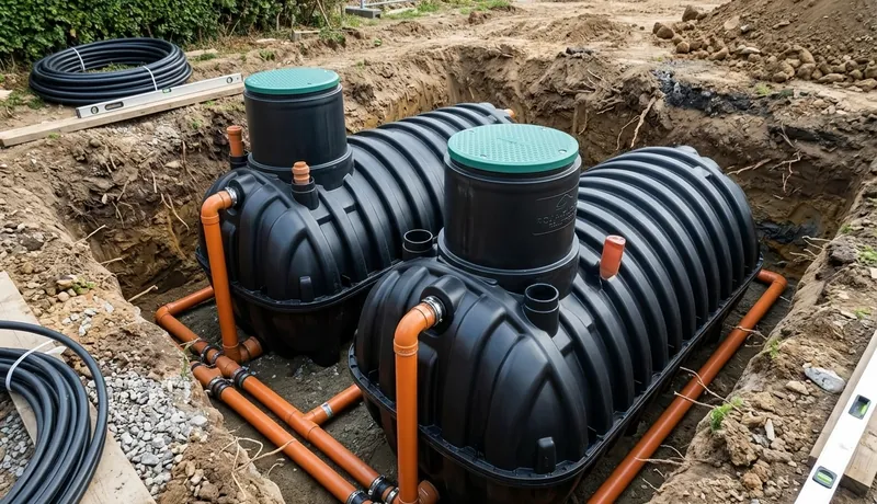 Holding Tank clean interior in San Antonio, TX