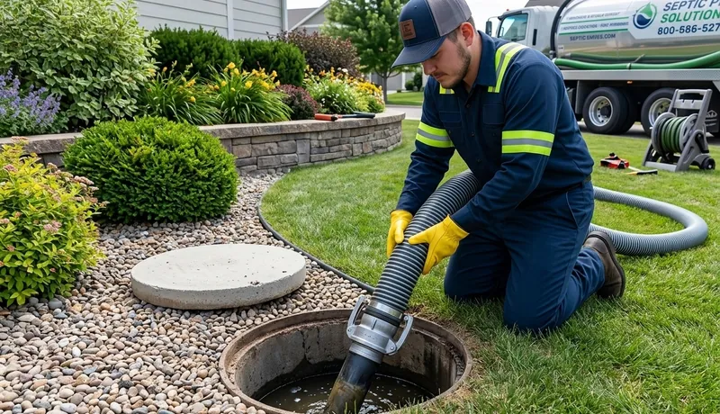 Septic Pumping Service event setup in San Antonio, TX