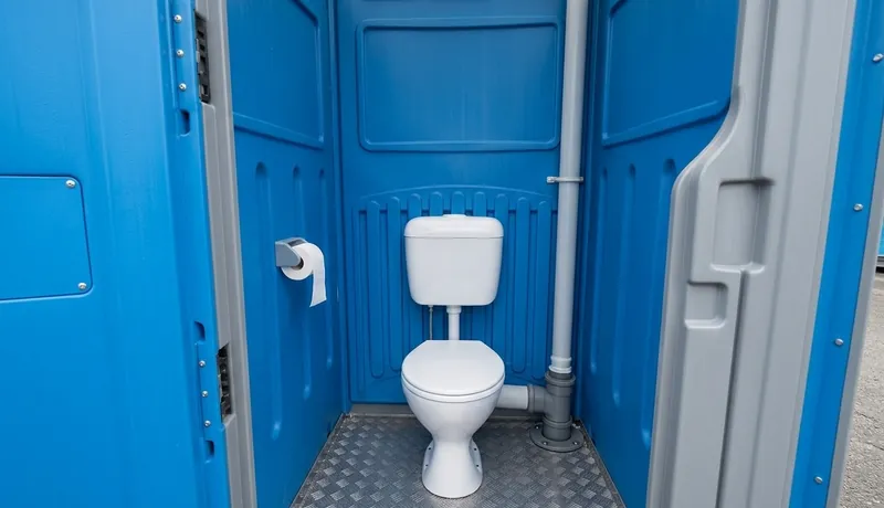 Sewer-Connected Portable Toilet event setup in San Antonio, TX