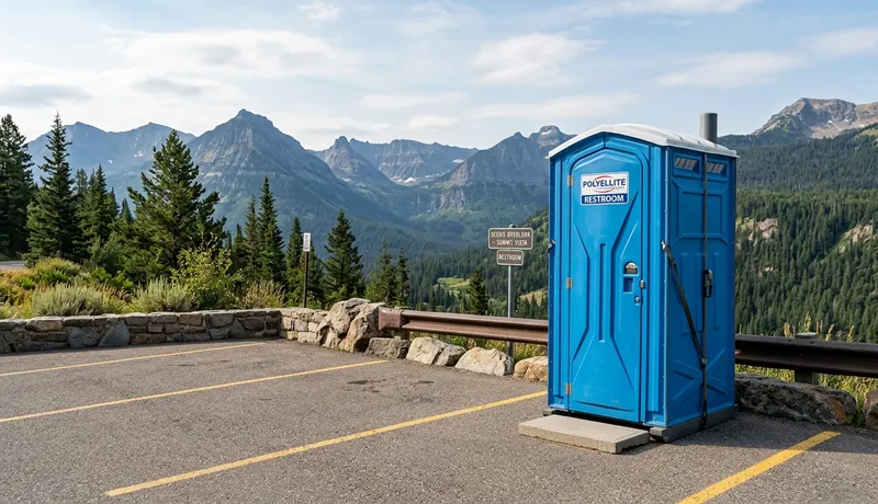 Standard Porta Potty rental unit in San Antonio, TX