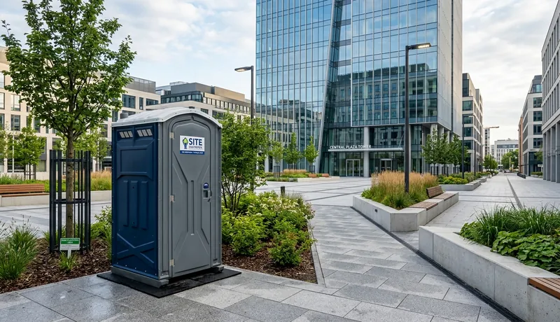 Standard Porta Potty on-site placement in San Antonio, TX